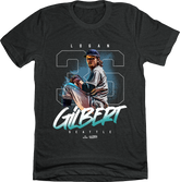 Logan Gilbert MLBPA Tee In The Clutch charcoal T-shirt